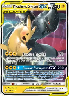 Pikachu et Zekrom GX