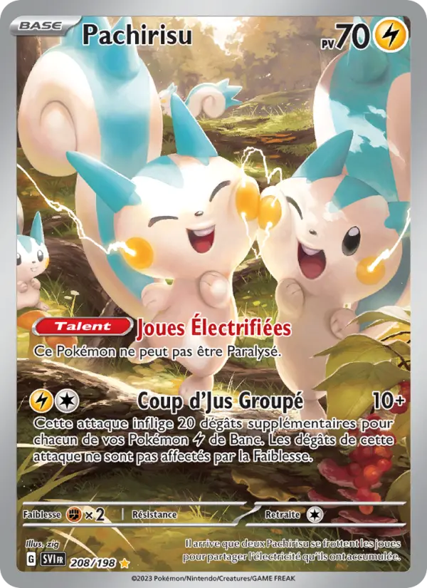 Pachirisu - Écarlate et Violet 208/198
