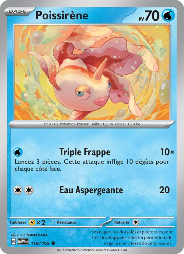Poissirène - 151 118/165