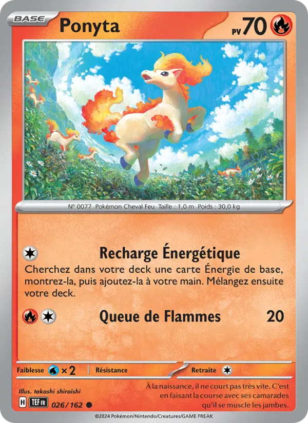Ponyta - Forces Temporelles 026/162