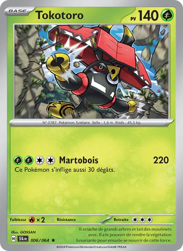 Tokotoro - Fable Nébuleuse 006/64 Tokotoro - Fable Nébuleuse 006/64