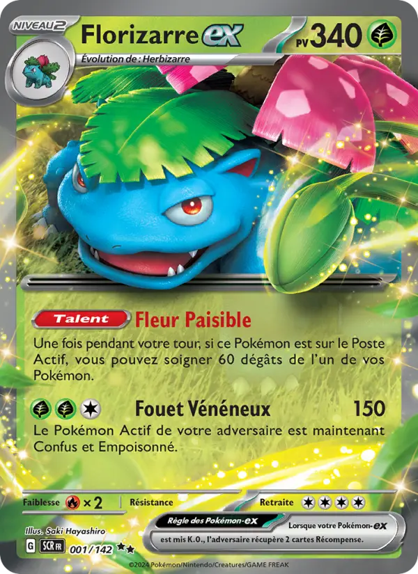 Florizarre-ex - Couronne Stellaire 001/142