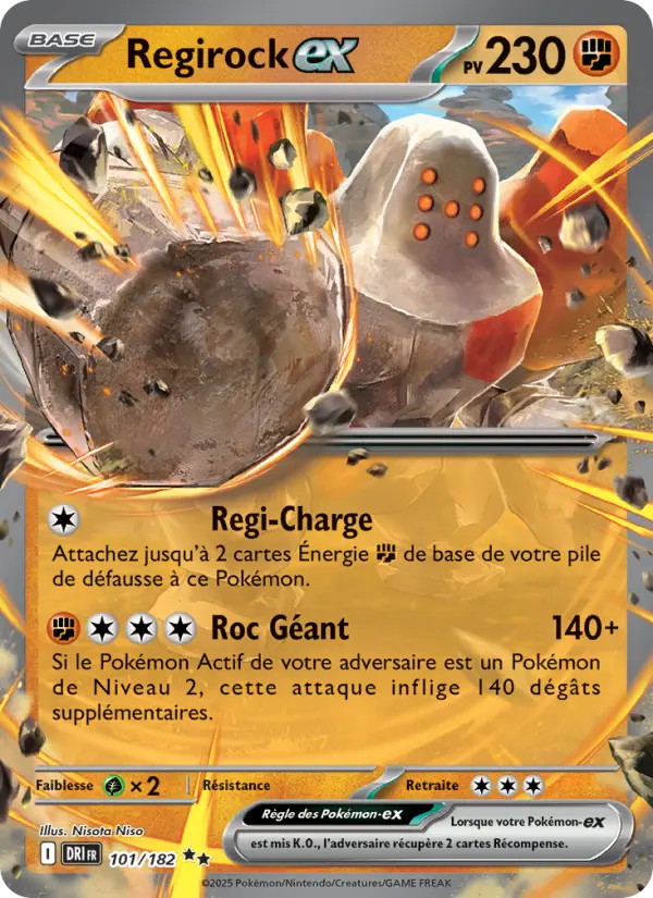 Regirock-ex - Rivalités Destinées 101/182