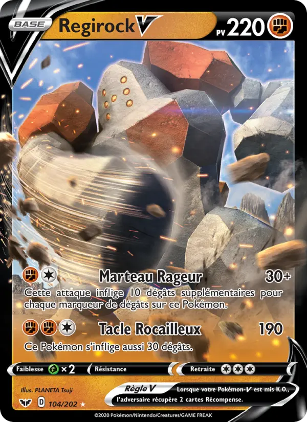 Regirock V - Épée et Bouclier 104/202