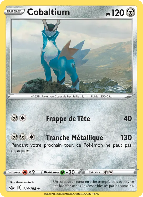 Cobaltium - Règne de Glace 114/198