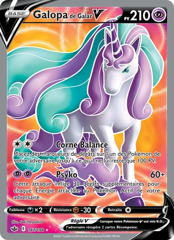 Galopa de Galar V - Règne de Glace 167/198