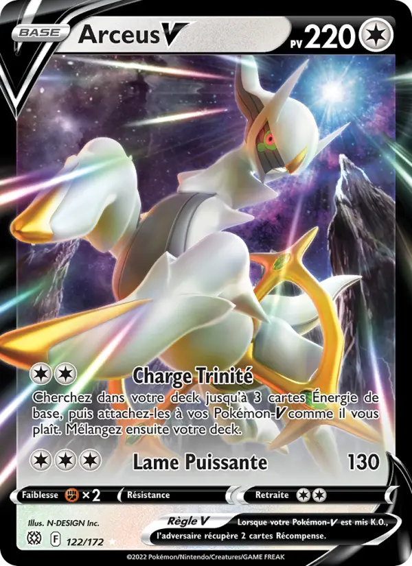 Arceus V - Stars Étincelantes 122/172 Arceus V - Stars Étincelantes 122/172