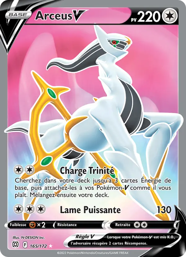 Arceus V - Stars Étincelantes 165/172