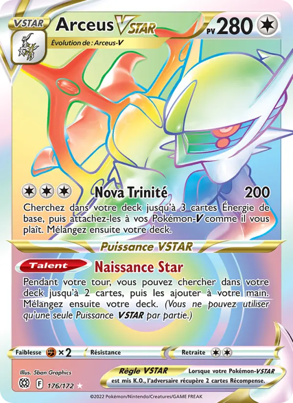 Arceus VSTAR - Stars Étincelantes 176/172