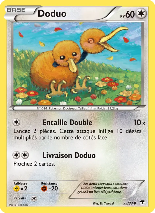 Doduo - Générations 55/83 Doduo - Générations 55/83