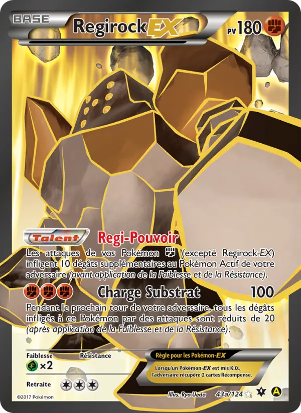 Regirock EX - Impact des Destins 43/124