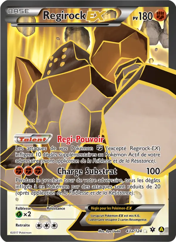 Regirock EX - Impact des Destins 43a/124