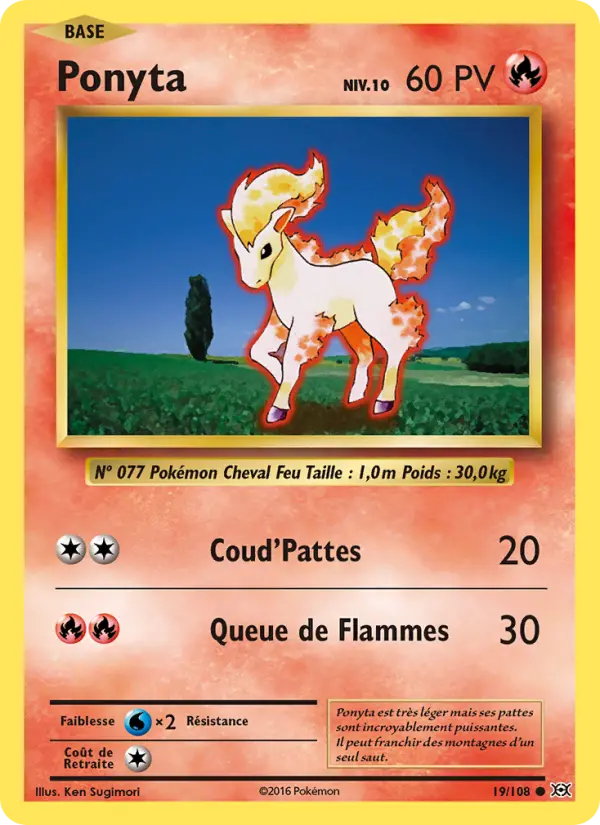 Ponyta - Évolutions 19/108