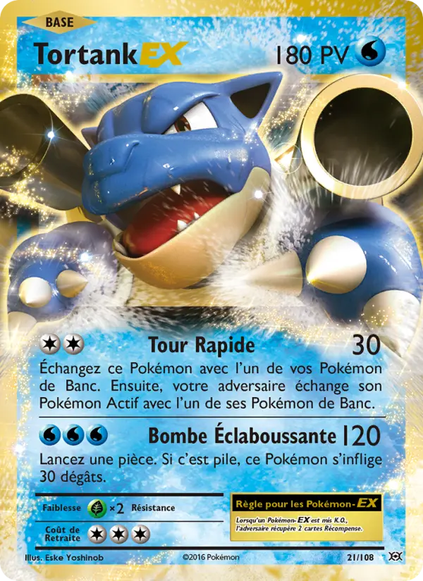 Tortank EX - Évolutions 21/108