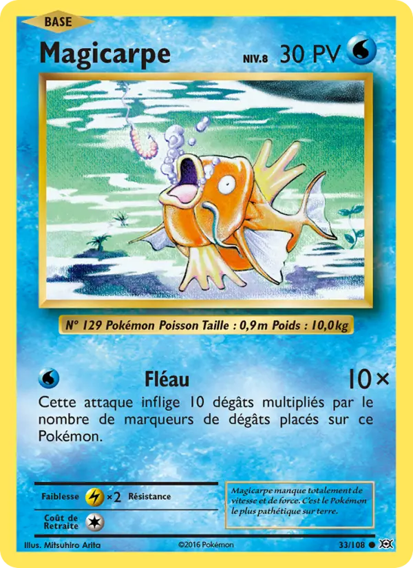 Magicarpe - Évolutions 33/108