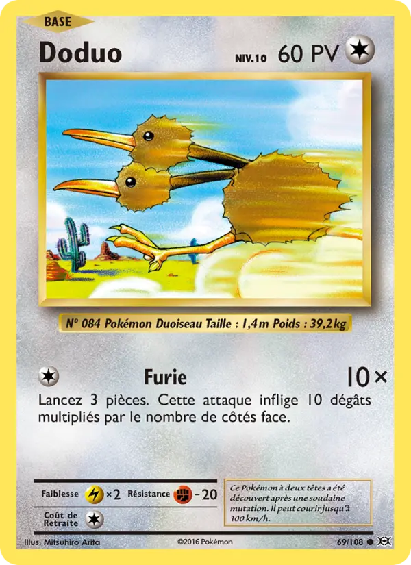 Doduo - Évolutions 69/108