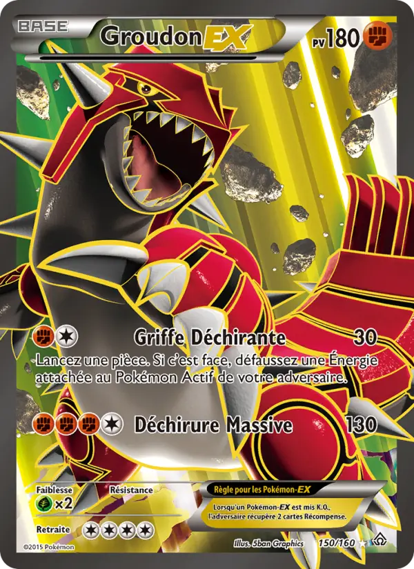 Groudon EX - Primo-Choc 150/160