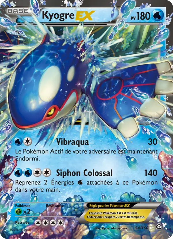 Kyogre EX - Primo-Choc 54/160