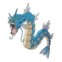 Léviator - Artwork officiel Pokemon #130 Léviator - Artwork officiel Pokemon #130