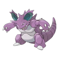 Nidoking - Artwork officiel Pokemon #34 Nidoking - Artwork officiel Pokemon #34