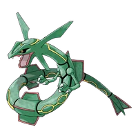 Rayquaza - Artwork officiel Pokemon #384 Rayquaza - Artwork officiel Pokemon #384